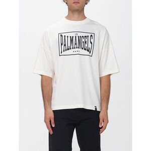 Palm Angels Men Palm Angels Relaxed-Fit Logo-Print Cotton T-Shirt